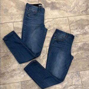 2 pair GUC Sz 8 Wit & Wisdom skinny jean